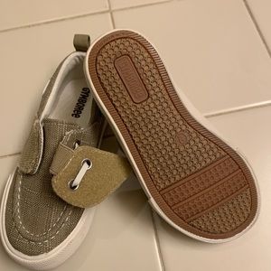 Canvas Velcro Toddler Boat Shoes Gymboree 9 NWOT